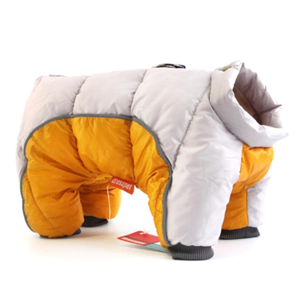 Vêtements de chien d'hiver pour balade nocturne en toute sérénité gris L