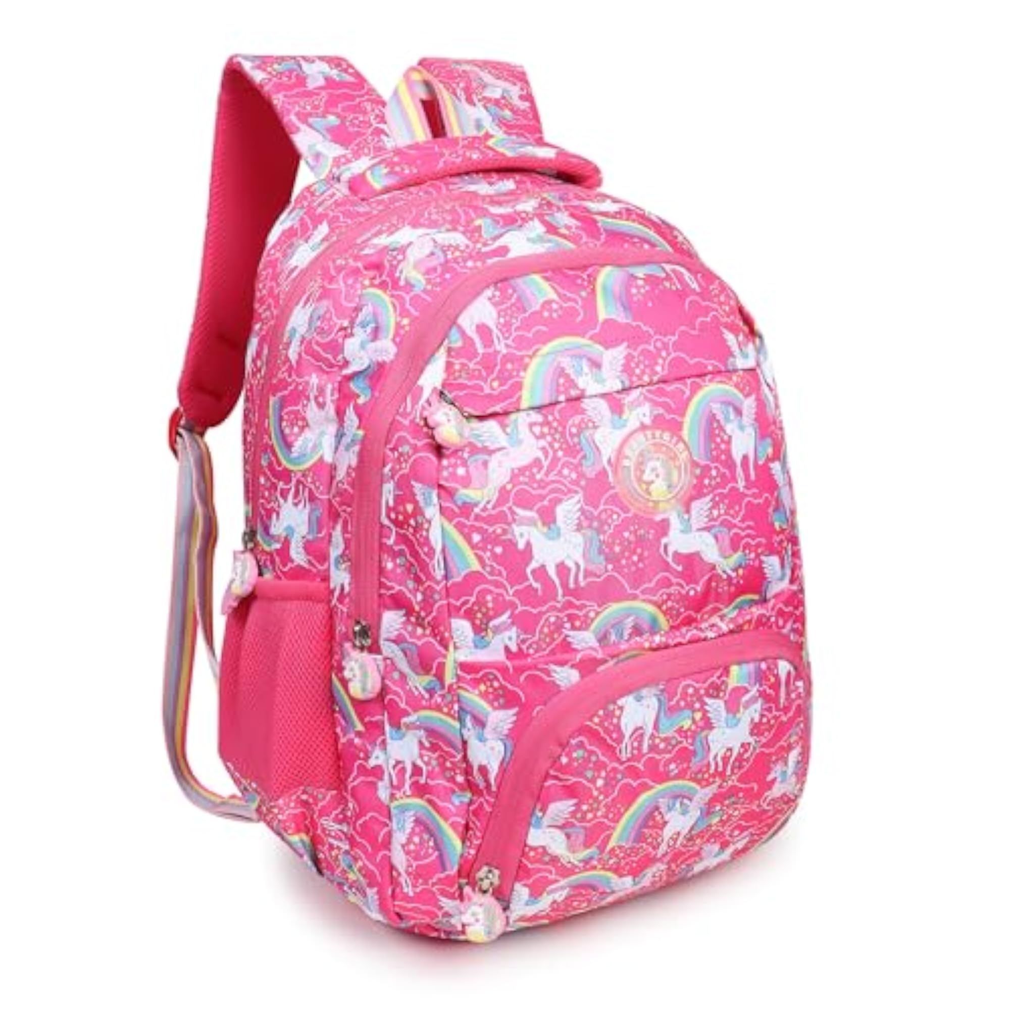 1546 Polyester Waterproof Designer Floral Printed Backpack