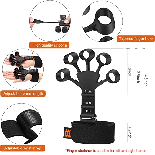 Btfsoul DFFAKAJS Grip Strength Trainer, Hand Grip Strengthener, Forearm Strengthener, Hand Exerciser And Finger Strengthener thumb #2