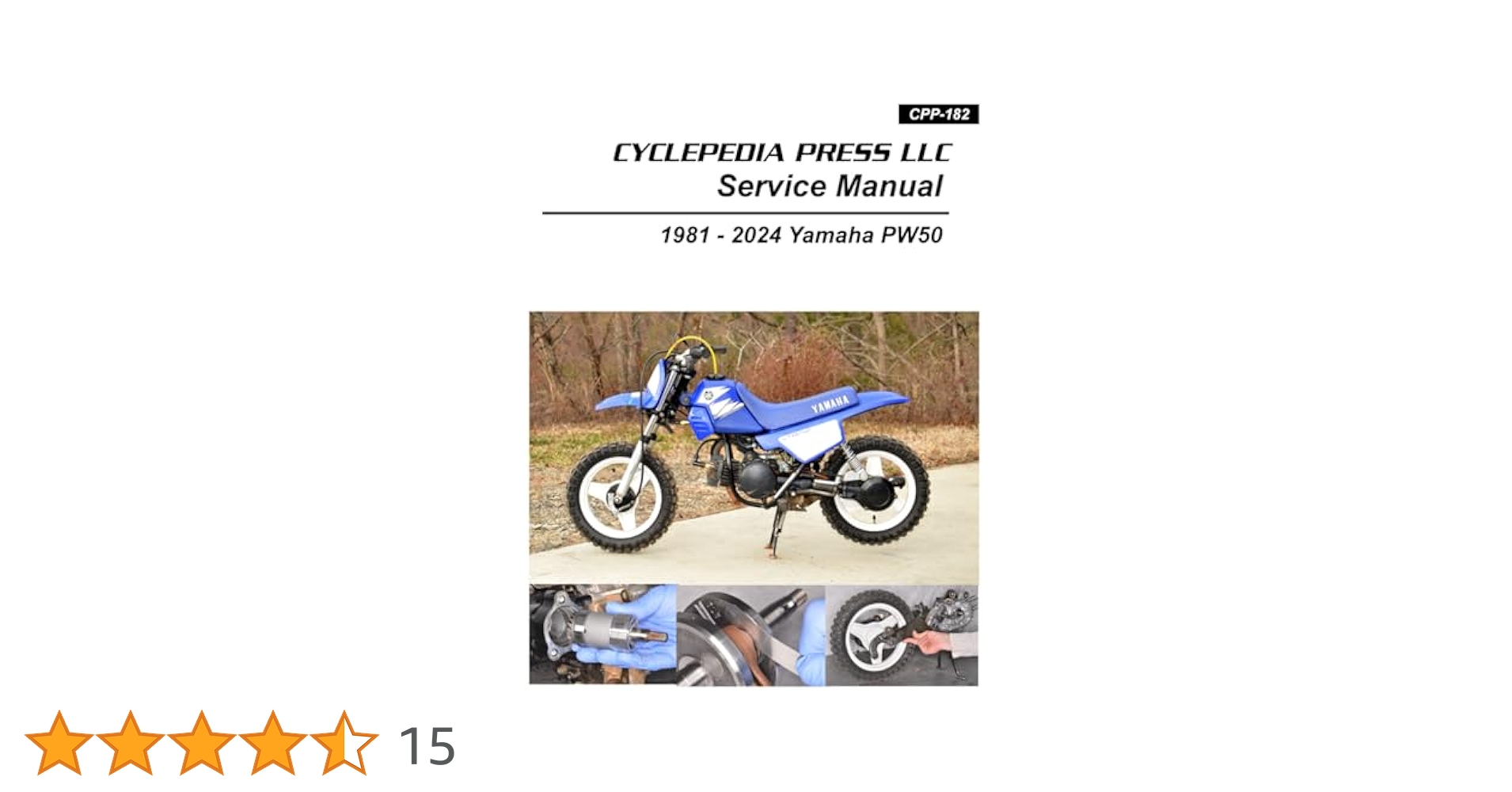 Yamaha PW50 Cyclepedia Printed Motorcycle Service Manual