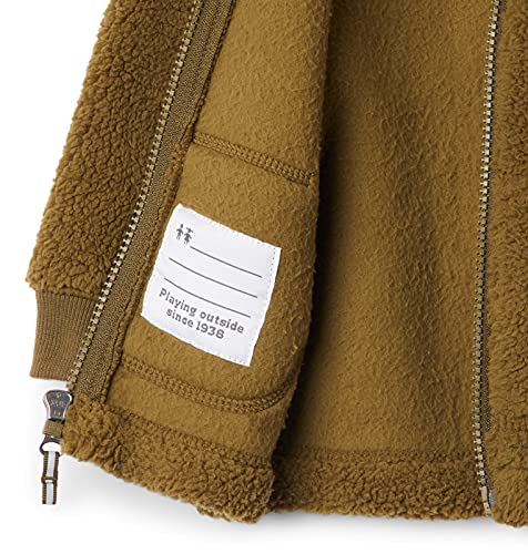 Columbia Boys Big Rugged Ridge II Sherpa Zíper completo, Oliva, GG