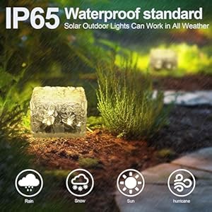 Solar Brick Lights-Outdoor Solar Lights for Yard-Solar Brick Landscape Path Light 6 Pack LED Light Brick Garden Decor for Pathway Patio Walkway Backyard Decoration Solar Brick Lights Outdoor Solar Lights for Yard Solar Brick Landscape Path Light 6 Pack LED Light Brick Garden Decor for Pathway Patio Walkway Backyard Decoration
