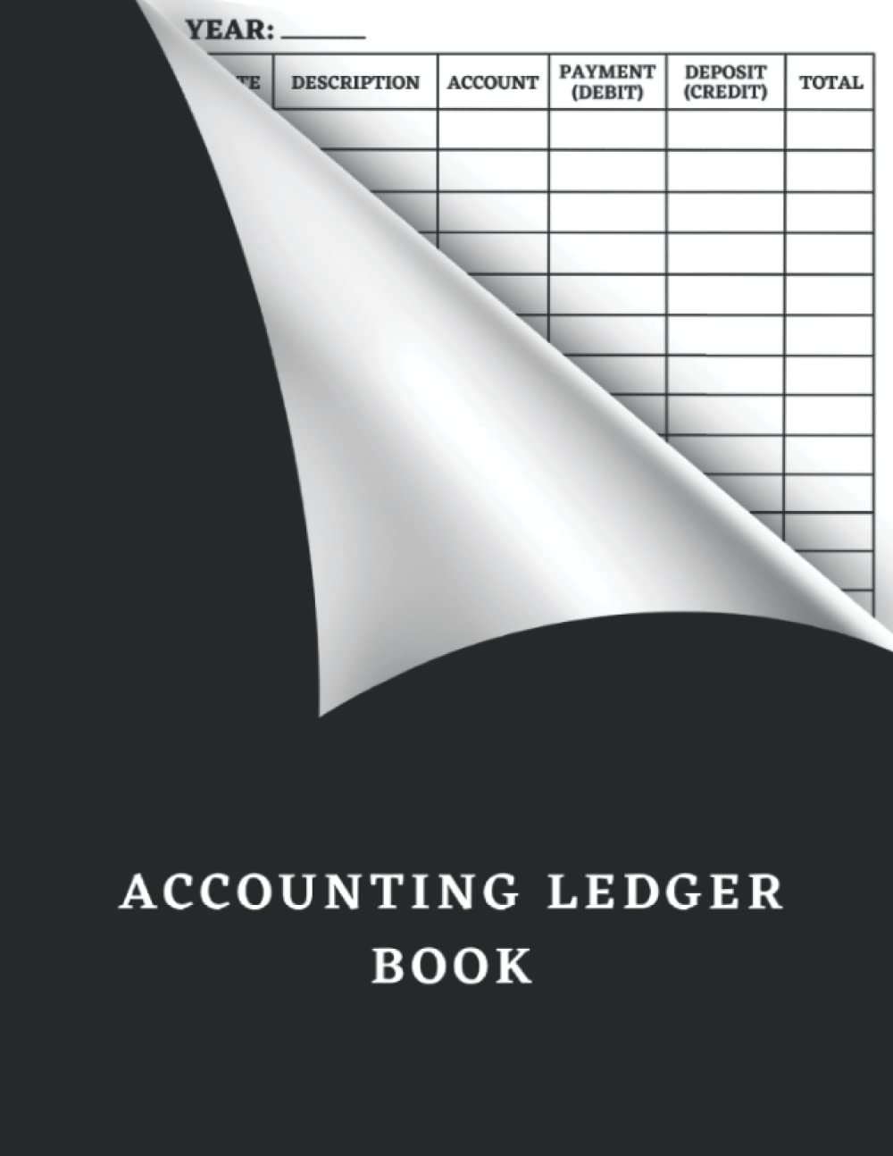 Accounting Ledger Book: Book for Bookkeeping, Basic Paper for Small Business, for Home, for Household Bills