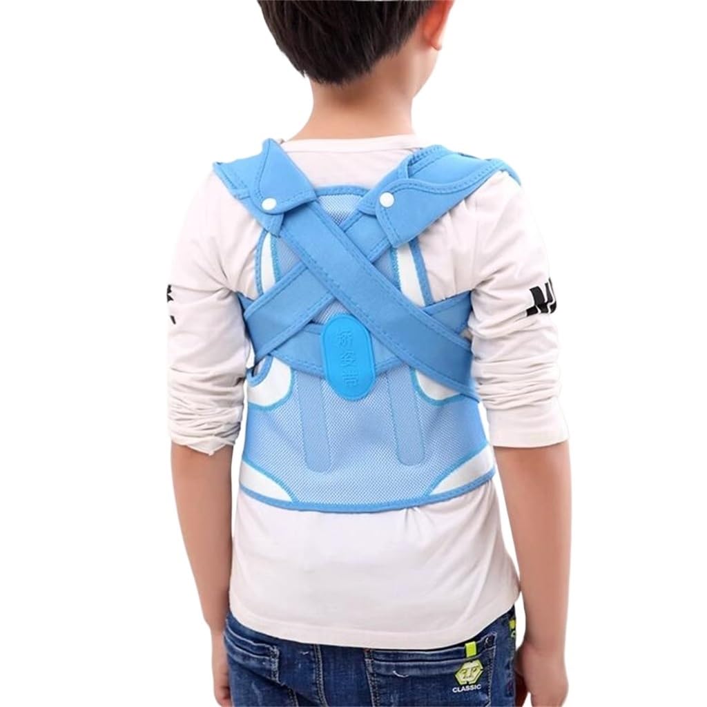 Student Hunchback Orthotics Breathable Posture Sitting Correction Spine Invisible(X-Large)
