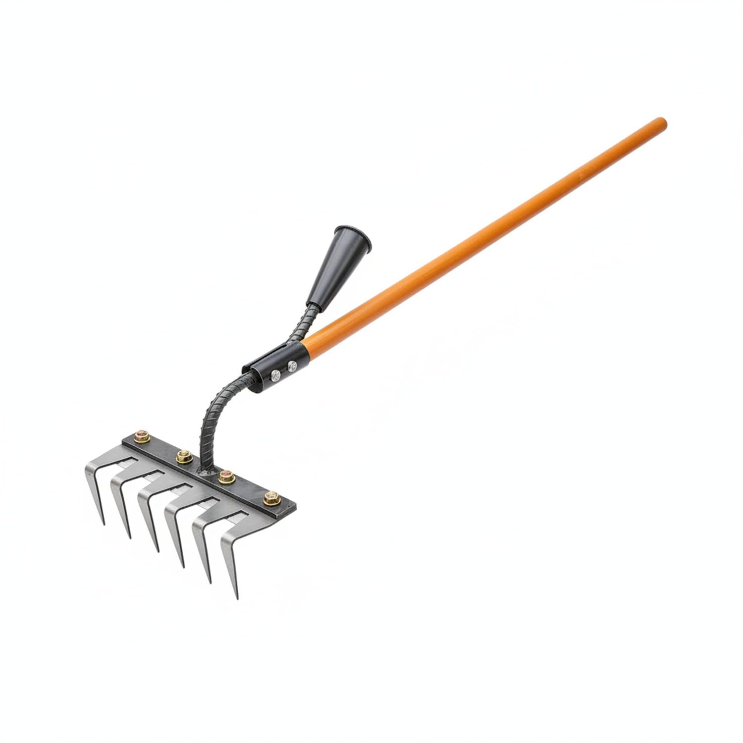 SOHNVWTGD Manganese Steel Garden Hoe with Red Handle - Lightweight Hand Tool for Soil Loosening and Cultivation in Raised Beds