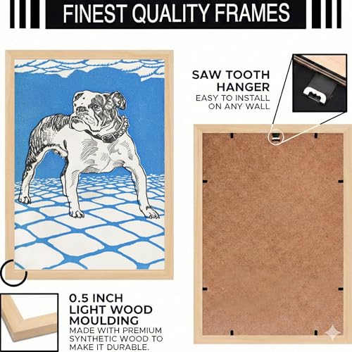 Image of BLINKART BlinkartAbstract ArtAesthetic Modern Art Walls With Frame | Natural Wood Texture | Living Room Bedroom Office Wall Decoration | Poster Home Decor Frames Wall Bedroom | 12x8 Inches (D387)