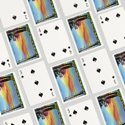 Baraja de póker con 52 cartas, diseño Sebago Lake Maine miniatura 4