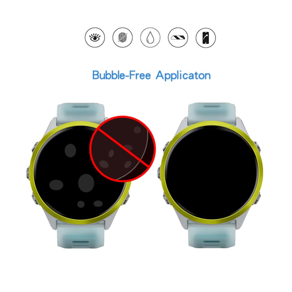 6x Displayschutzfolie Für Garmin Venu 4 45mm / Forerunner 570 - Selbstheilend, Blasenfrei