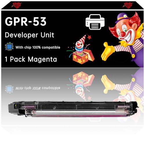 GPR-53 Developer Unit Compatible with Canon imageRUNNER Advance DX C3730i DX C3826i DX C3830i DX C3835i Printers, Enhanced Durability, Ideal for High-Volume Printing (1 Pack Magenta)