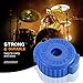 Facmogu 6PCS Blue Placstic Cymbal Mates, Quick-fit Cymbals Nut Suitable for 8mm threaded cymbal stands, Quick Release Clamp Nut for Cymbal Jazz Drum Parts Accessories