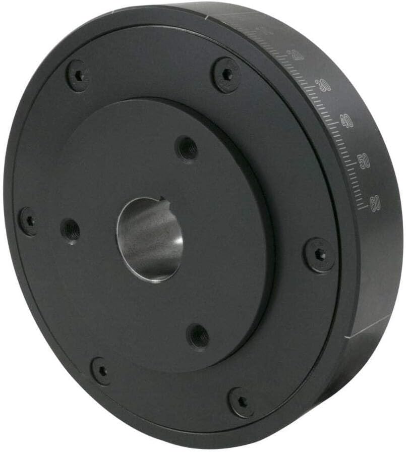 TSP 6.75" Satin Black Harmonic Balancer for Chevy Small Block SB 262 350