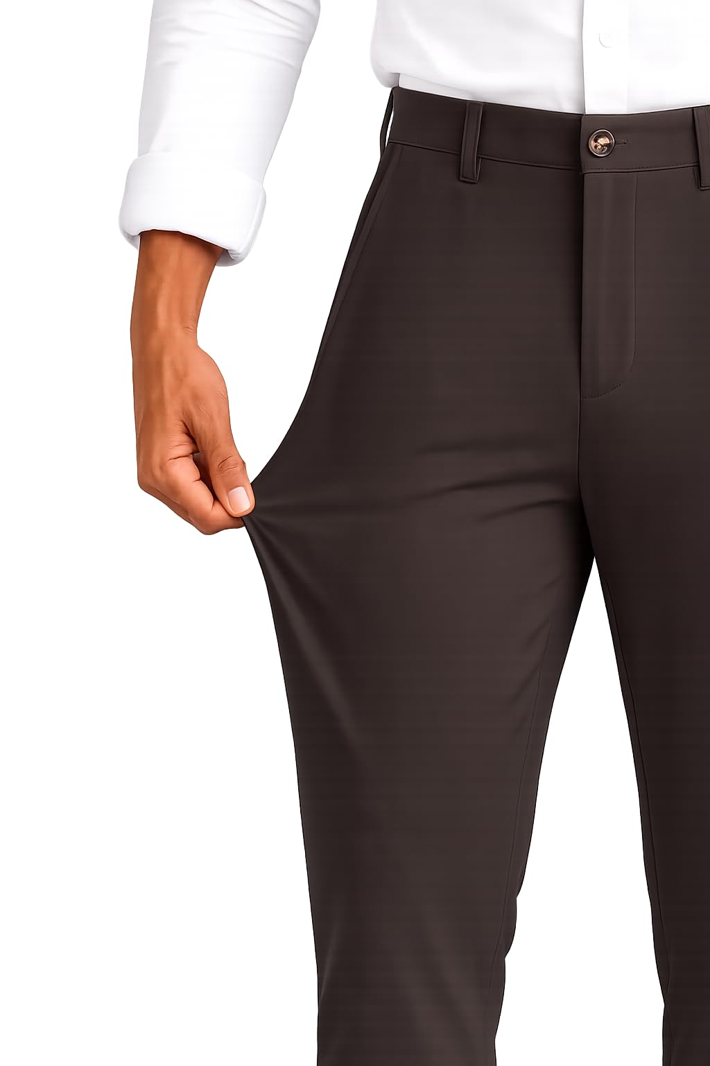 Men's Formal Pants | Classic Fit Office Wear Trousers for Men | Cotton Blend Smart Business Casual Pants-image-41