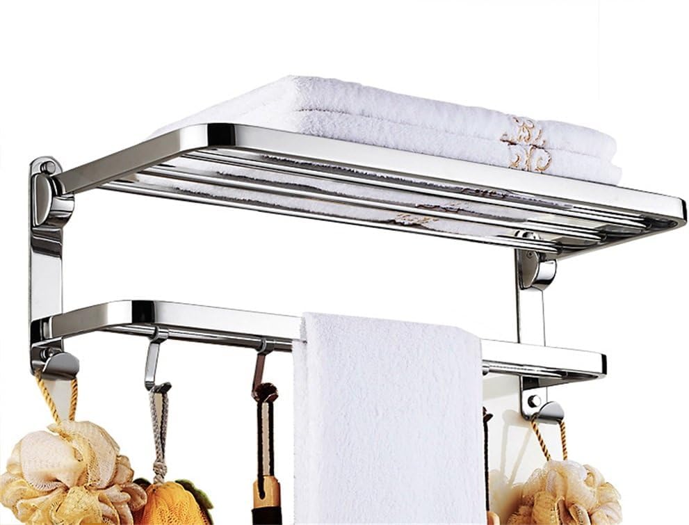 Porte-serviettes double couche pour petite salle de bain