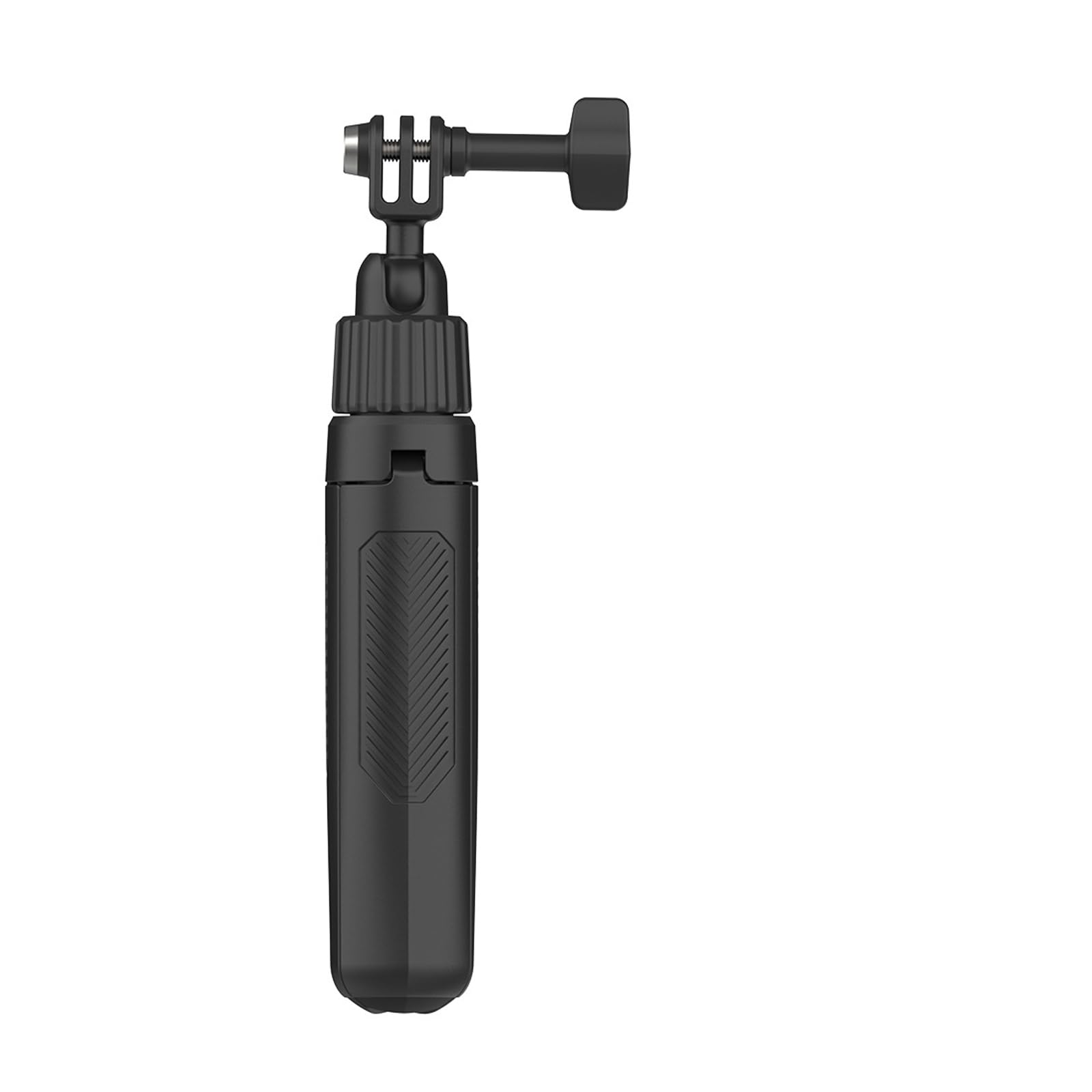 Palo selfie de aluminio de doble garra con adaptador para cámaras 7