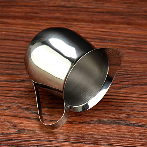 Hemoton 1 peça 240 ml de aço inoxidável, copo de café para leite e leite, jarro de cozinha para rest