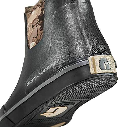 Image of Gator Waders Ankle Rain Boots for Women, 100% Waterproof Rubber Boots, Short Garden Shoes, Anti-Slip, Breathable, Lightweight & Quick-Dry
