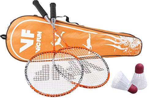 Vicfun Set de bádminton Start para Hobby, Naranja, One Size, 796/1/6