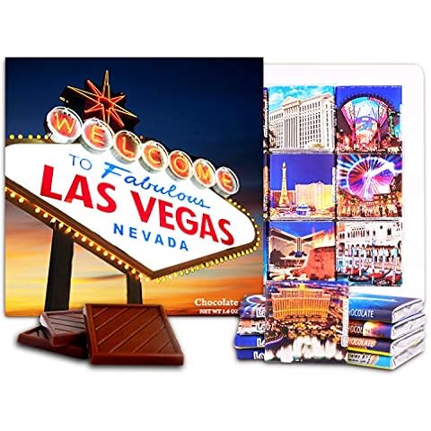LAS VEGAS Chocolate Gift Set - 1 box, 5x5 inches - (Welcome Prime) Cover