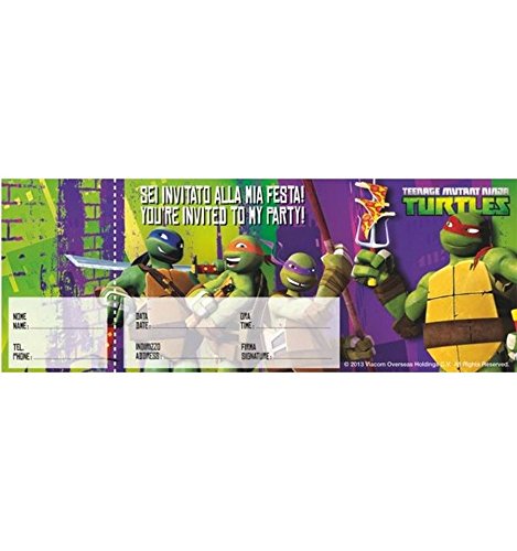 Blocchetto 20 biglietti invito compleanno