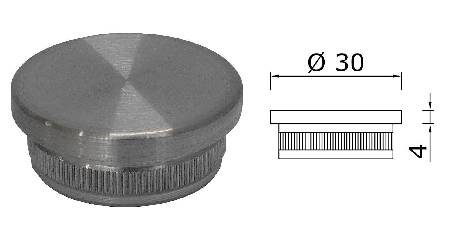 8 Tappi In Acciaio Inox V2A Per Tubo Da 42,4 X 2 Mm - Foto 8