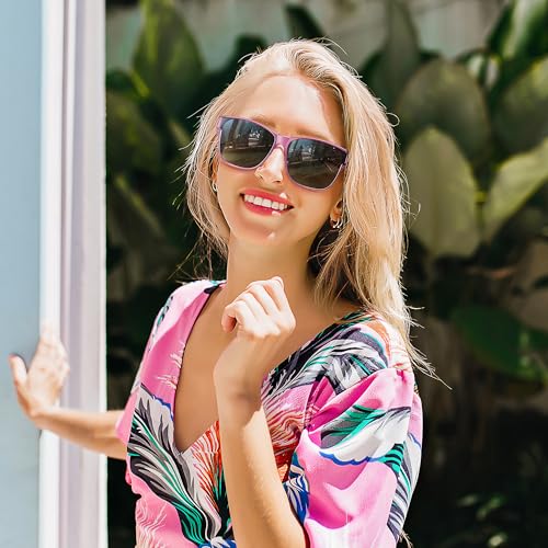 Image of URUMQI Polarized Sunglasses Fit Over Glasses for Men Women, Oversized Square Sun Glasses UV400 Protection