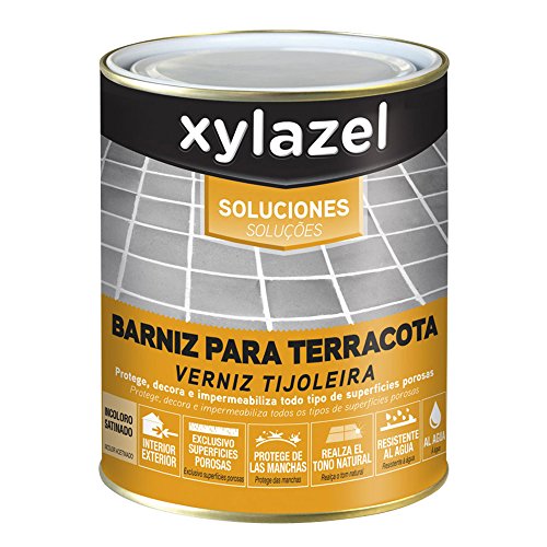 Xylazel - Barniz para terracota satinado 750ml Cover