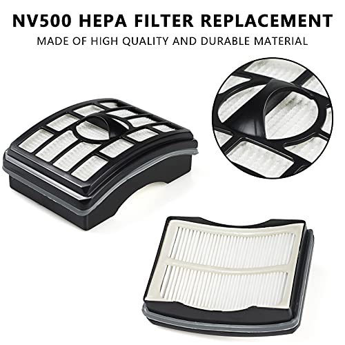 Nv500 Filter Replacement For Shar-K Rotator Pro Lift-Away Nv501, Nv502, Nv503, Nv505, Nv510, Nv520, Nv552, Uv560, Zu780, Zu782, Zu785, Replace Xff500 & Xhf500, 2 Post + 4 Foam & Felt Filters #TOP2