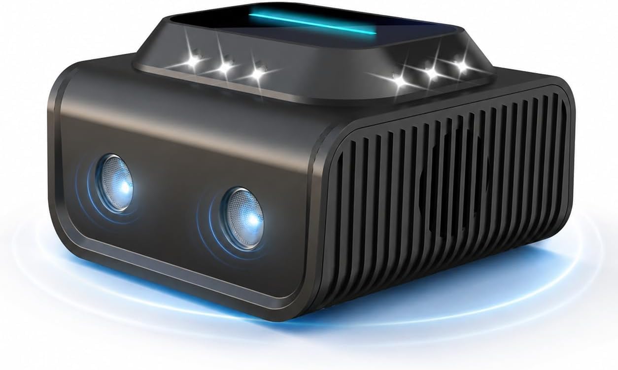 Ultraschall Nagerschreck Plug in für Maus, Ratten Eichhörnchen Elektronische Schädlingsbekämpfung Indoor Mäusefallen Abschreckung Innen für Haus, Küche, Dachboden, Garage Humane Rattenbekämpfung
