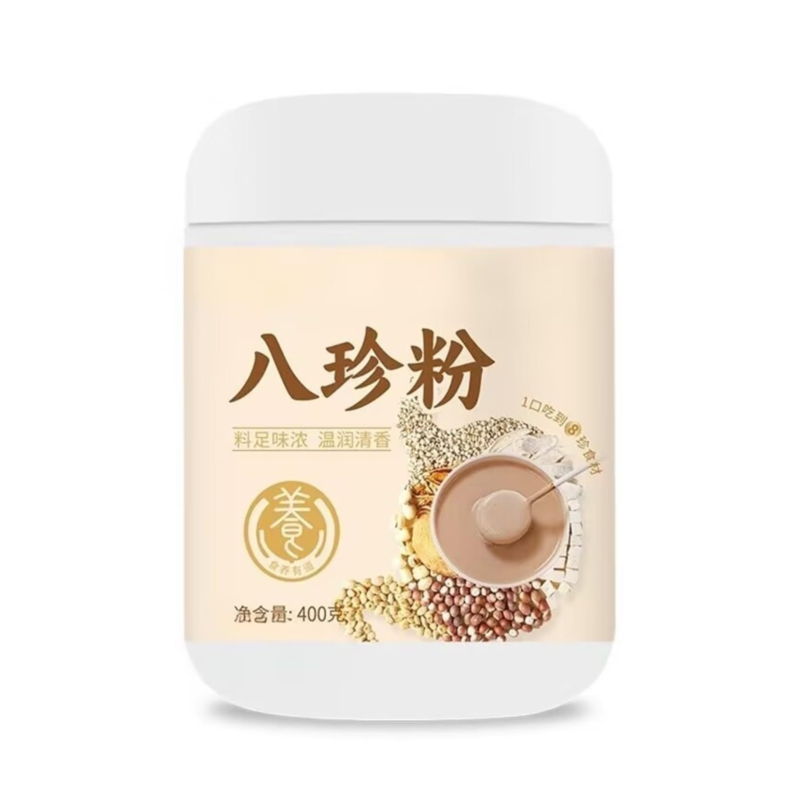Eight Treasures Powder 400g Bebida Instantánea for Desayuno Polvo Tradicional De Granos De Ocho Sabores, Fino Y Fácil De Preparar(1pcs)