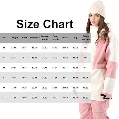 Miniatura 5 de Ropa de nieve para mujer conjunto de traje de esquí para deportes al aire libre ropa de snowboard impermeable chaquetas y pantalones transpirables