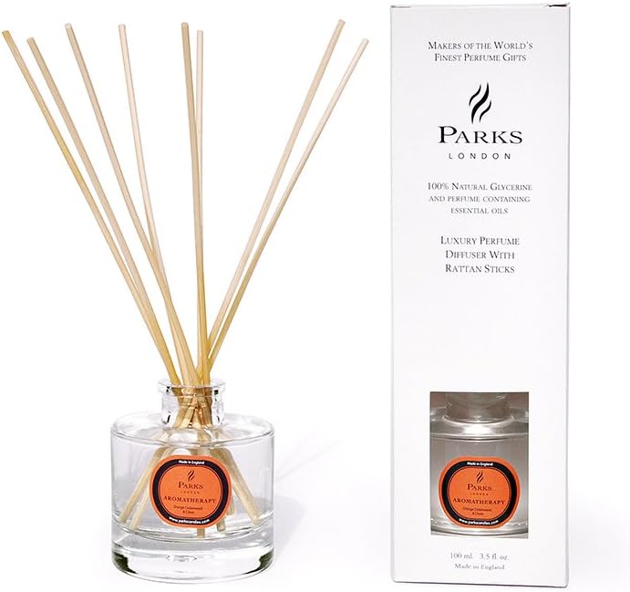 Parks London Aromatherapy Diffuser 100 ml-Orange, Cedarwood and Clove