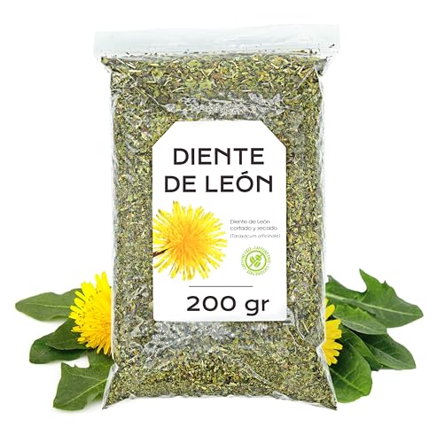 Diente de León Infusión 200 gr - Té de Hojas Diente de León - Propiedades Naturales - Infusión de Hierbas