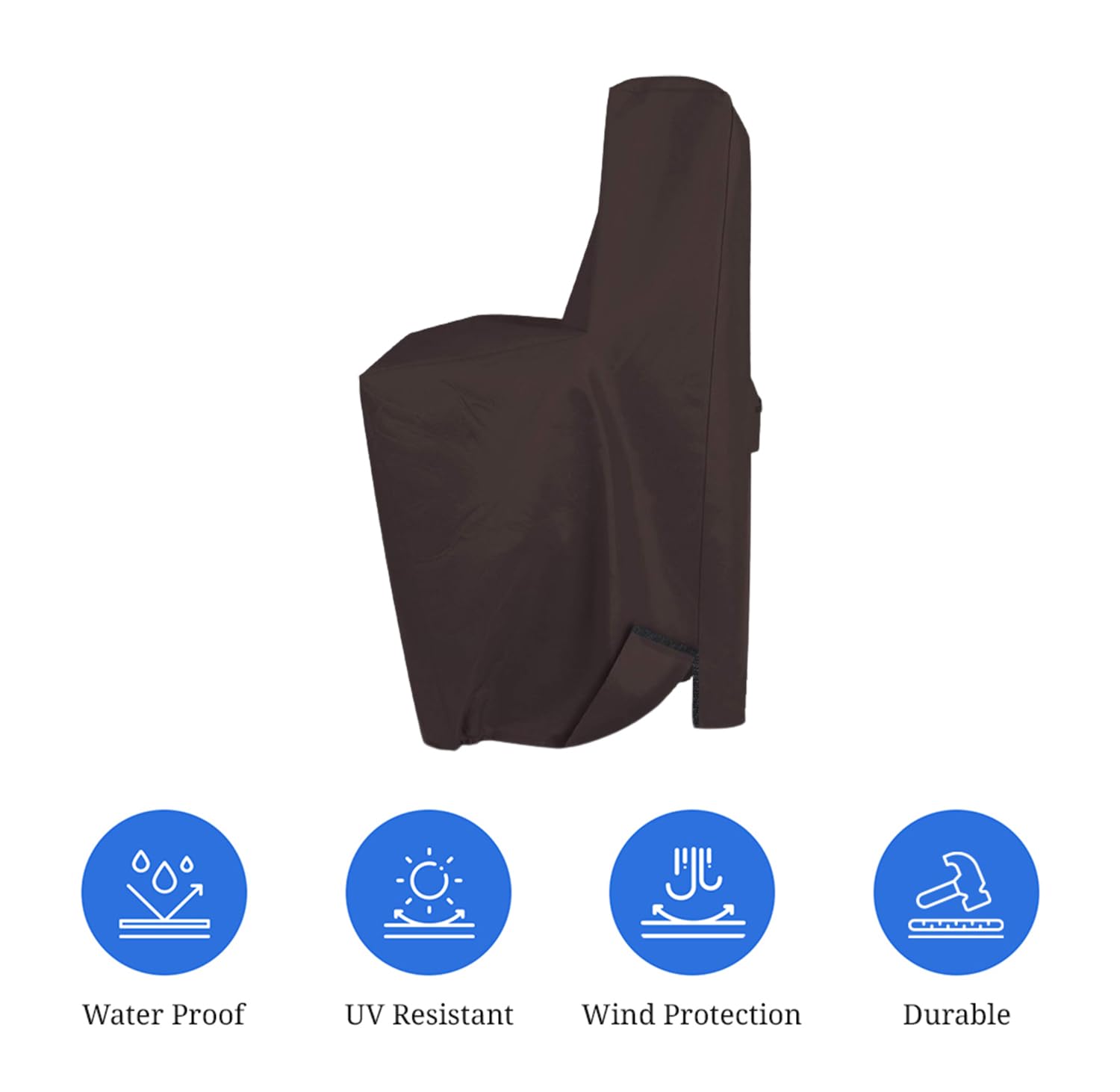 Covers & All Pokrowiec na zmiękczacz wody, 350 ml, wykonany z wodoodpornej, odpornej na promieniowanie UV i odpornej na rozdarcie tkaniny, z kieszeniami powietrznymi i dzielonym zamkiem błyskawicznym (162 cm wys. x 100 cm szer. x 40 cm gł