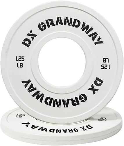 Miniatura 9 de Placas de Peso de Cambio de Fitness 1.25LB 2.5LB 5LB Pares Placas de Soporte Placas Olímpicas para Levantamiento de Pesas Placas de Peso Bumper