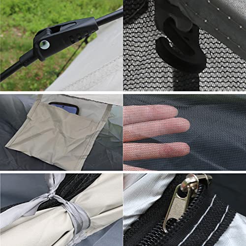 Carpa de camping impermeable familiar con dos puertas miniatura 6