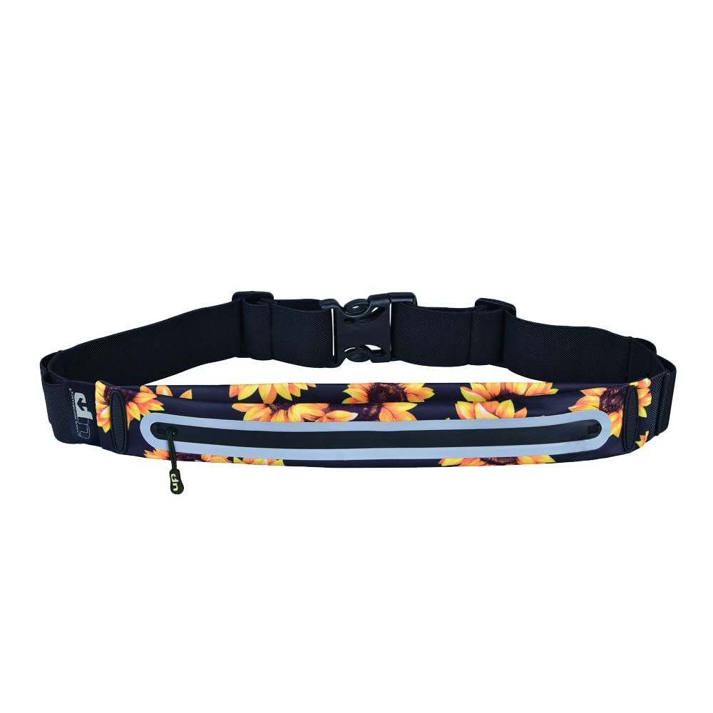 Ultimate Performance Ease Runners Expandable Waist Bag Sunflower/Reflective