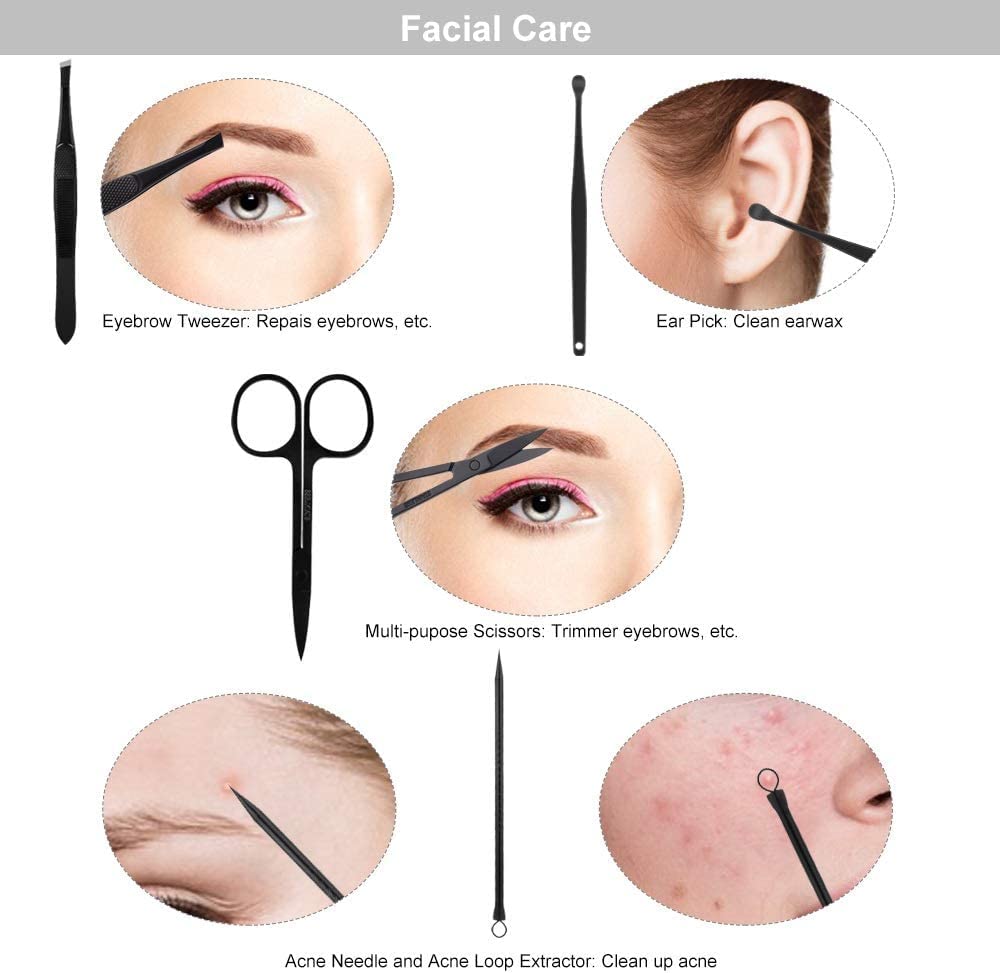 Zestaw do manicure pedicure profesjonalny zestaw do pielęgnacji stóp 1 zestaw obcinacz do paznokci ze stali nierdzewnej trymer zestaw do pielęgnacji uszu zestaw do manicure Pedicure Toe Nail Art Bea