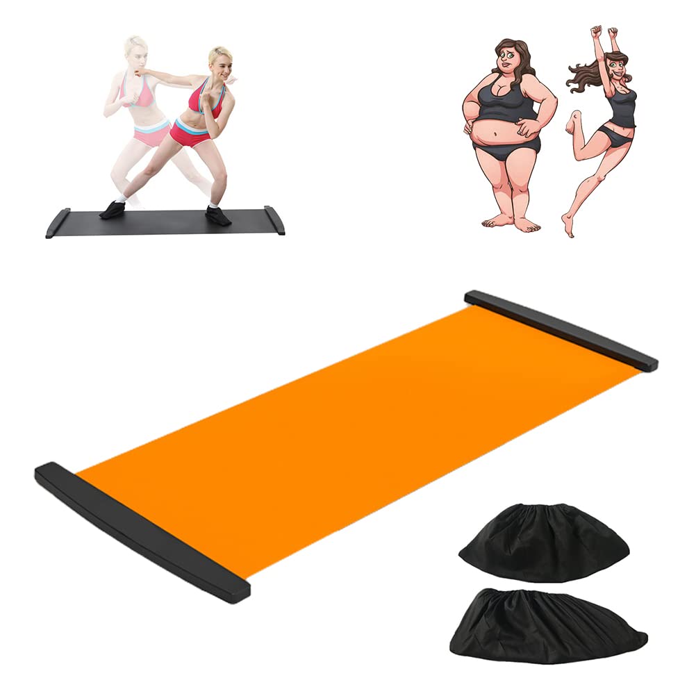 KENANLAN Planche de glissement, avec housse de chaussures, pour l'entraînement, le fitness, le cross training, le hockey, le patinage sur glace