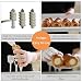 PERFETSELL 12 Pcs Tubos para Cannolis Moldes para Cannolis Tubos de Acero...