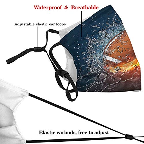 Unisex Adjustable Washable Reusable Windproof Mask Play American Football Sports_Face Mask - Thumbnail 7