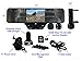 i-Feeling F360 HD DVR Dual Dash Cam, Rear View Mirror, 1080p, SD Card Included (Black)