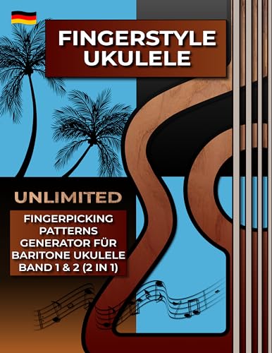 Livre de tablatures ukulélé baryton : méthode de fingerpicking complète