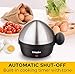 Mueller Rapid Egg Cooker, Hard Boiled Egg Maker with Auto Shut-Off, Noise-Free, 7 Egg Capacity and Stainless Steel Lid, Perfect for Keto Diets