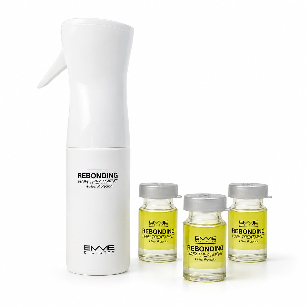 Emmediciotto Rebonding Hair Treatment + HEAT PROTECTION (KIT)