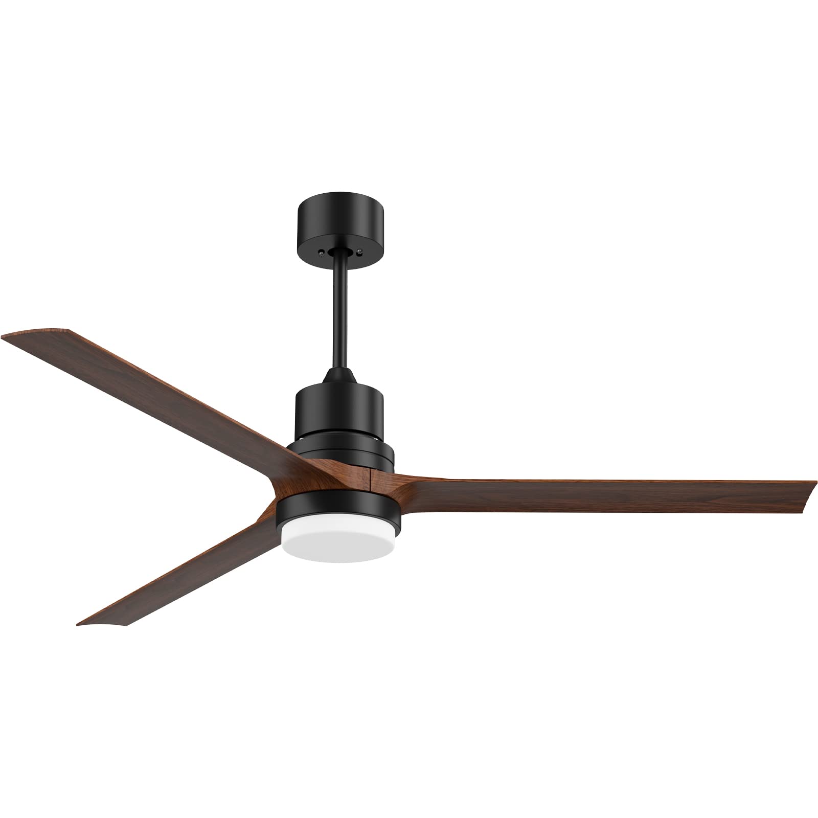 ghicc Ceiling Fans with Lights,Indoor and Outdoor Ceiling Fan with Remote Control, 60-inch Modern Ceiling Fans with Reversible DC Motor for Patio Bedroom Living Room
