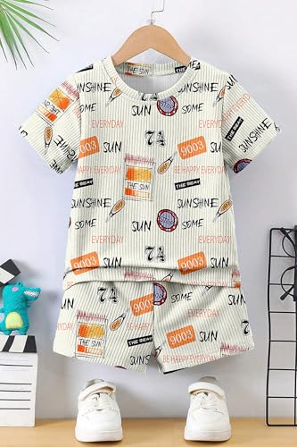 Image of Fashion Dream Boys Cotton Blend Printed Co-ord Set|clothing set for kids|Combo set
