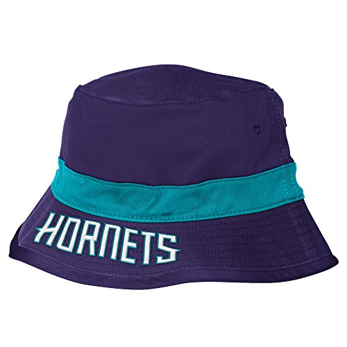 NBA Charlotte Hornets Men's Team Nation Bucket Hat, Purple, Small/Medium