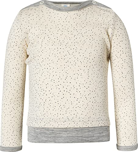 Engel Natur, Baby Pulli, 70% Wolle (kbT), 30% Seide (62/68, Natur (Bedruckt))