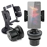 Kit compuesto por una base para portavasos del coche + soporte con ventosa
