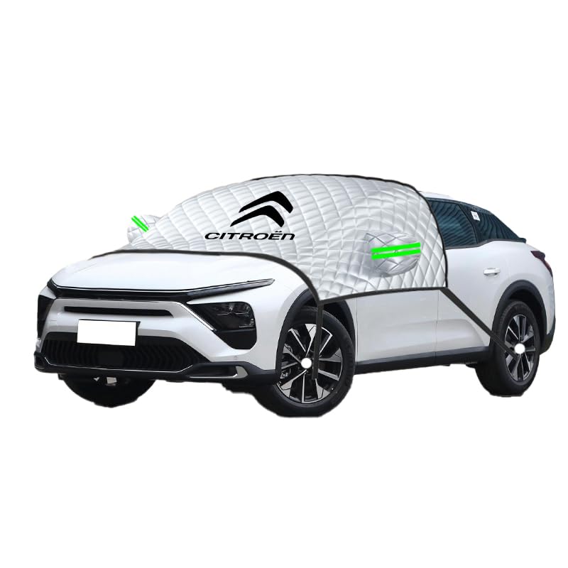 Copri Parabrezza Auto, per Citroen C1 C2 C3 C4 C5 Copri Parabrezza per Auto Inverno,Telo Parabrezza Antighiaccio, Copri Parabrezza Esterno Antigrandine,B-C4